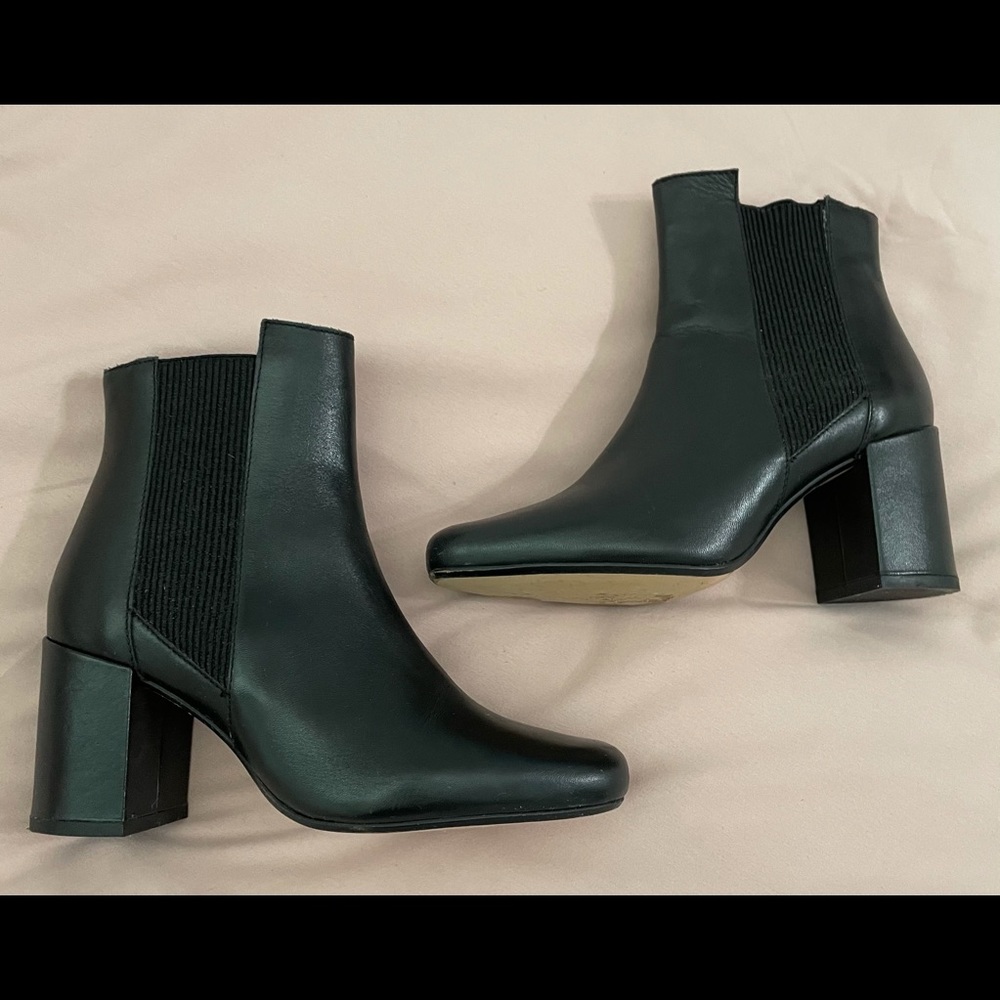 Zara ankle boots chunky heel